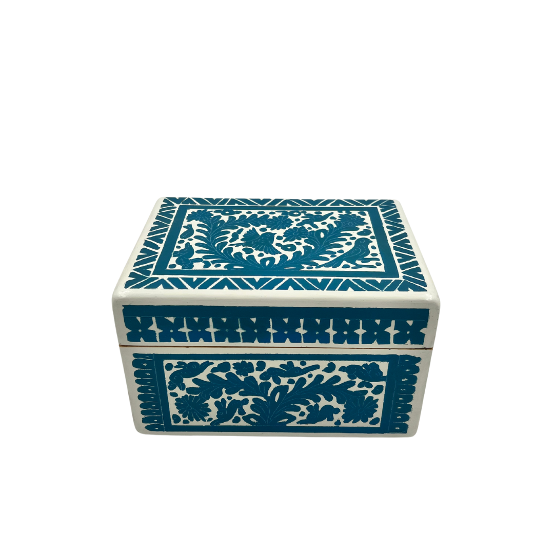 Caja Hojareca Turquesa